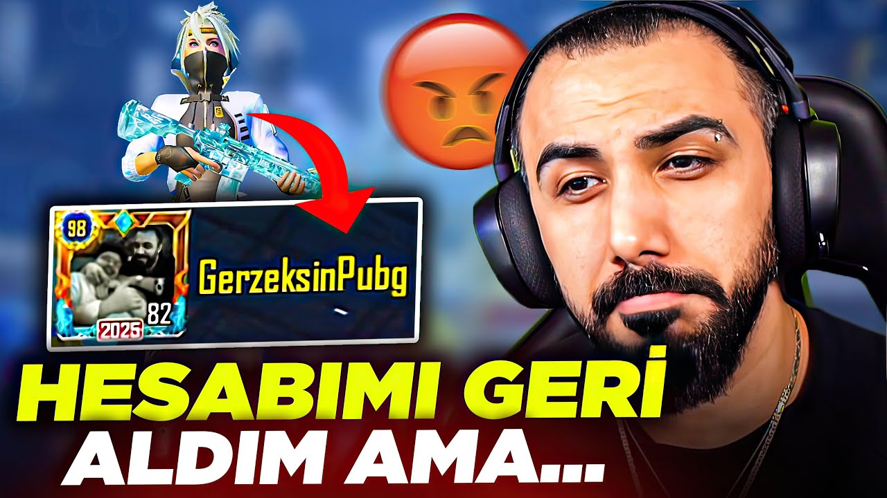 SONUNDA HESABIMI GERİ ALDIM! AMA... 😞 | PUBG MOBILE