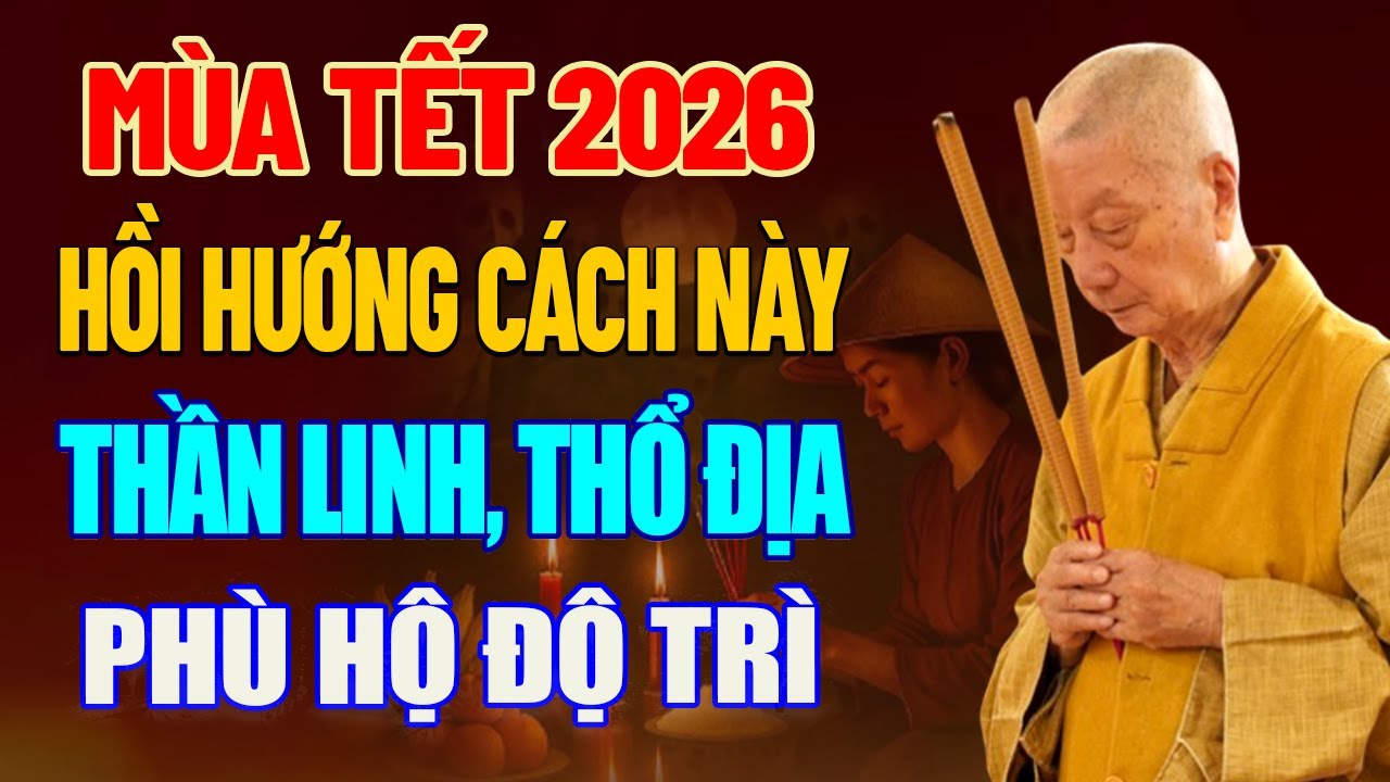 Mùa Tết 2026 HỒI HƯỚNG CÁCH NÀY THẦN LINH THỔ ĐỊA PHÙ HỘ ĐỘ TRÌ, CẢ NĂM SUNG TÚC !!!