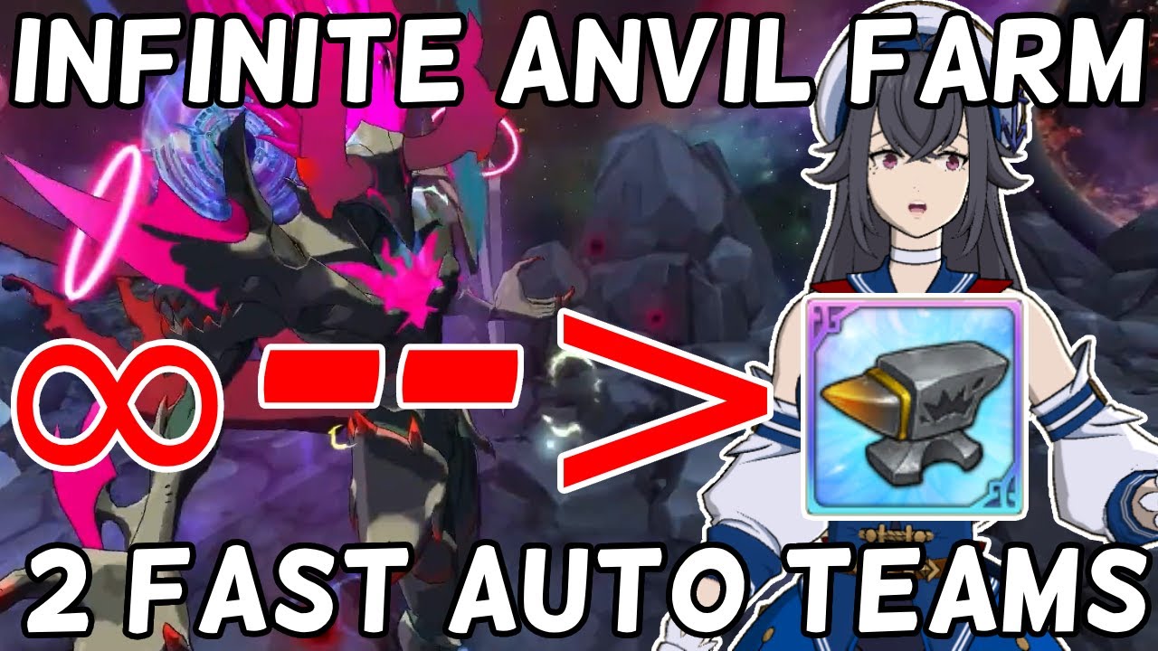 THE BEST WAY TO INFINITELY FARM ANVILS, 2 AUTO TEAMS!! - The Seven Deadly Sins Grand Cross