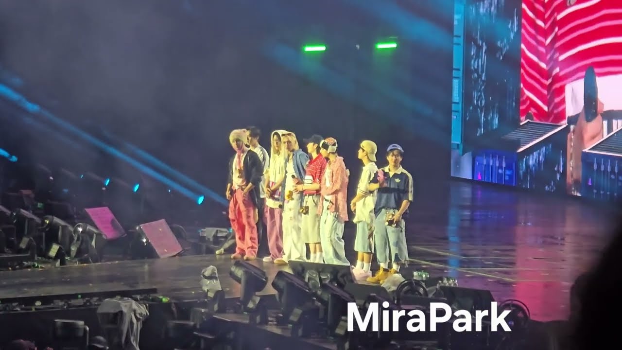 Stray Kids Final Ment fancam Concert in Paris Day 2 Dominate Europe Tour 27.07.2025