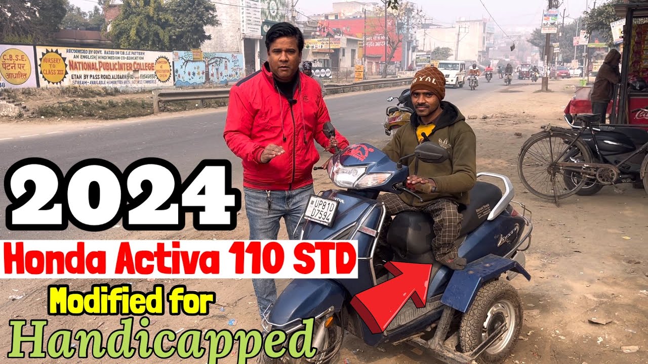 Honda Activa Modified for Handicapped People | Price , Time & Place