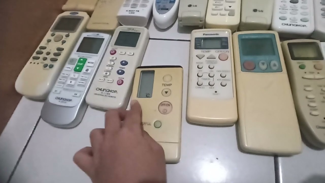 Koleksi remote ac saya (remake Dan sekalian remote AC baru)