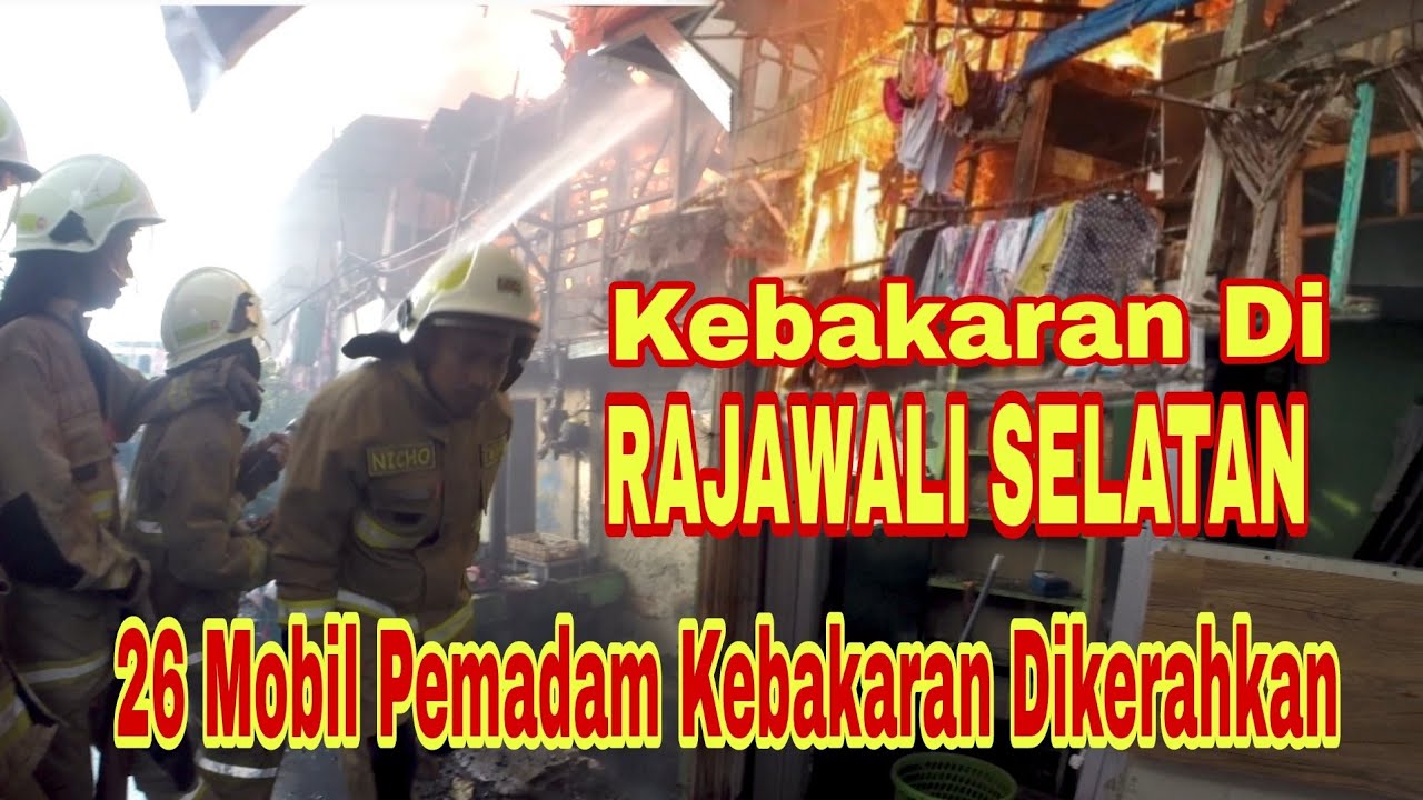 Meluncur Kebakaran Di Rajawali Selatan gunung sahari Utara, Sawah Besar Jakarta Pusat
