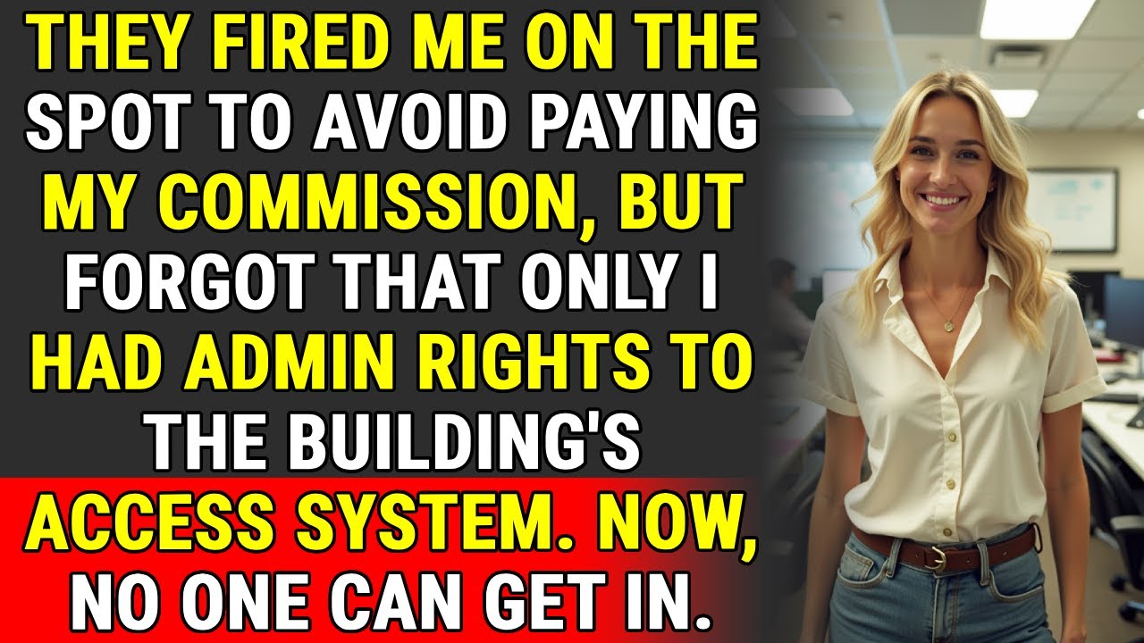 They Fired Me to Dodge My Bonus - Now They’re Locked Out of Their Own Building ♟️