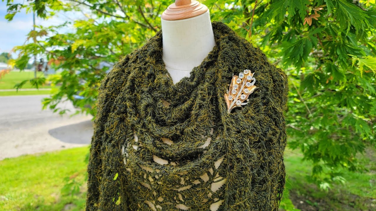 Easy Crochet Shawl | Easy lacy shawl  | Bagoday Crochet Tutorial