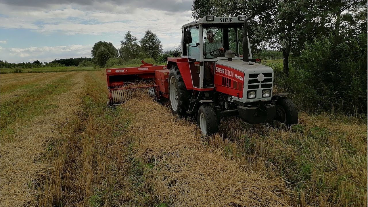 ☆Prasowanie Słomy 2020☆ STEYR 8080 turbo 🚜  ursus c360 🚜 sipma