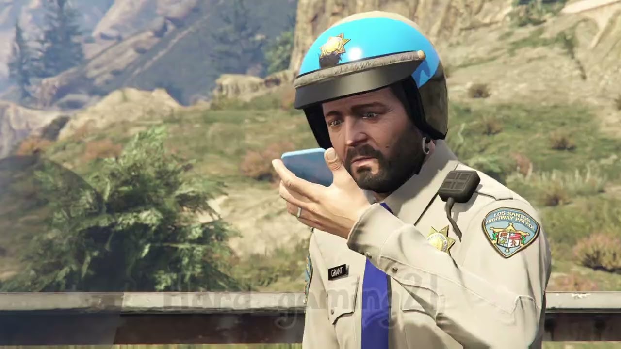 Grand Theft Auto 5 frankline to race frends and michal police#gaming  @Hardgaming21-f5h #viralvideos