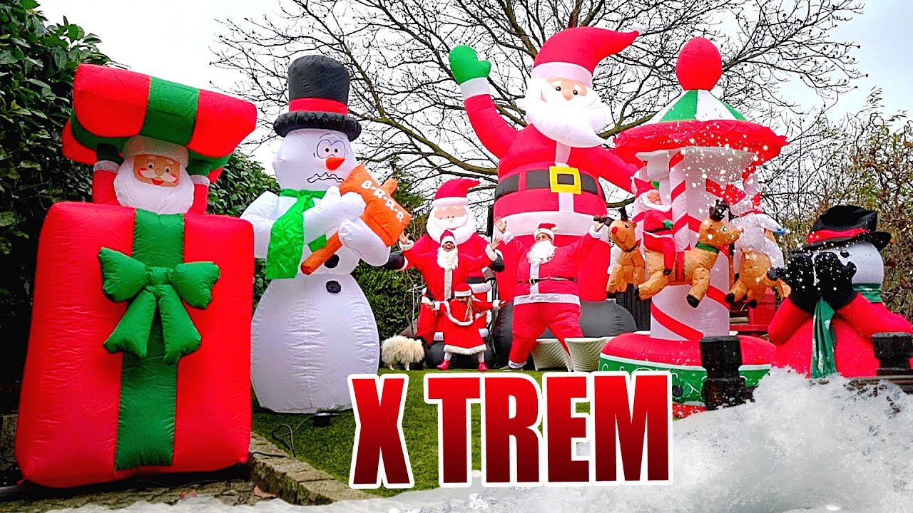 XXL WEIHNACHTSDEKO FÜR DEIN ZUHAUSE 🎅 | PEARL AUFBLASBARE  WEIHNACHTEN REVIEW  - TEST [Deutsch]