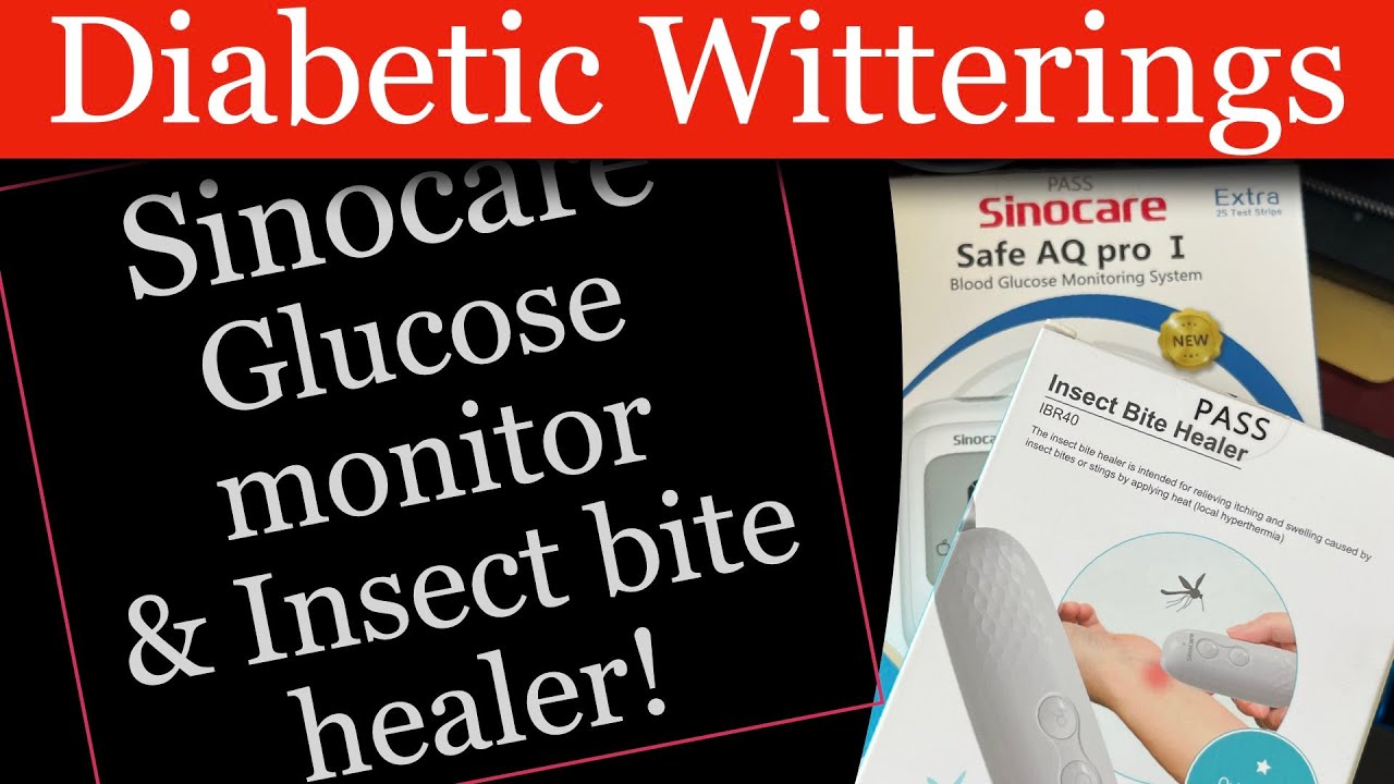 Sinocare AQ Pro 1 & Bite Healer!