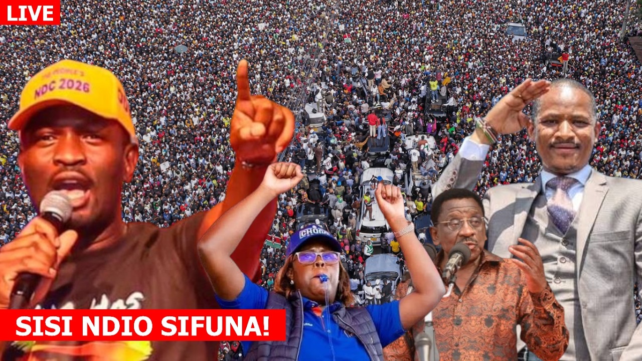 LIVE! SIFUNA, WINNIE, BABU AND OTHER LINDA MWANANCHI LEADERS LANDS IN TAITA TAVETA FOR MEGA RALLY!