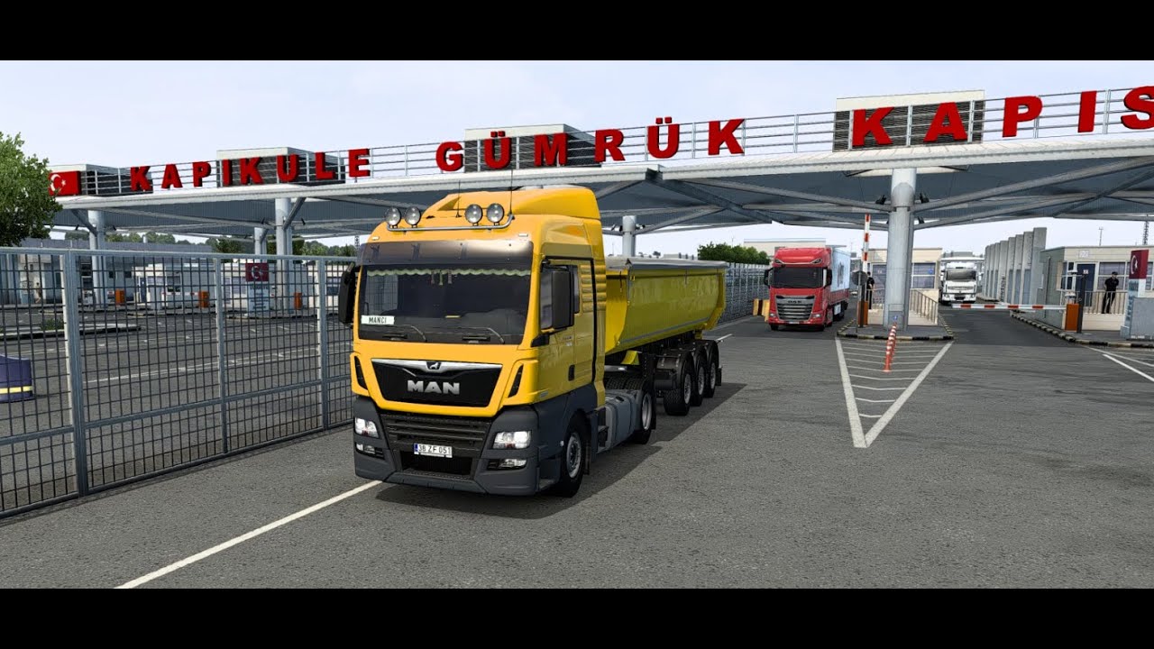 ETS2 - Ep.11 - Polvdiv (BG) - Istanbul  (TR) via Kapikule - MAN TGX 540 Turkish truck, 23ton of coal