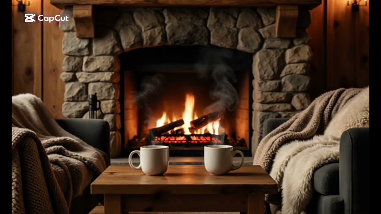 Cozy fireplace 