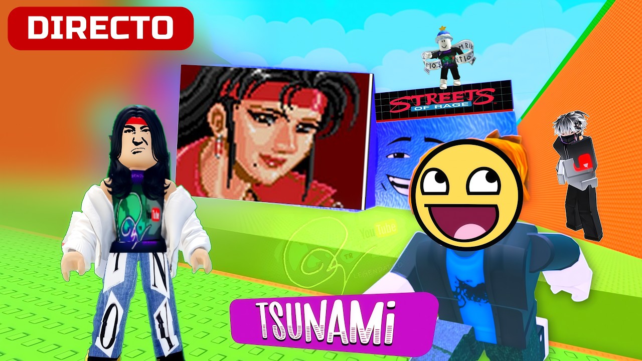 TR- 🦎💗DIRECTO ¡ROBLOX! 🌊 ACTUALIZACION ¡ESCAPA DEL TSUNAMI POR BRAINROT! 😈 ADMIN ABUSE