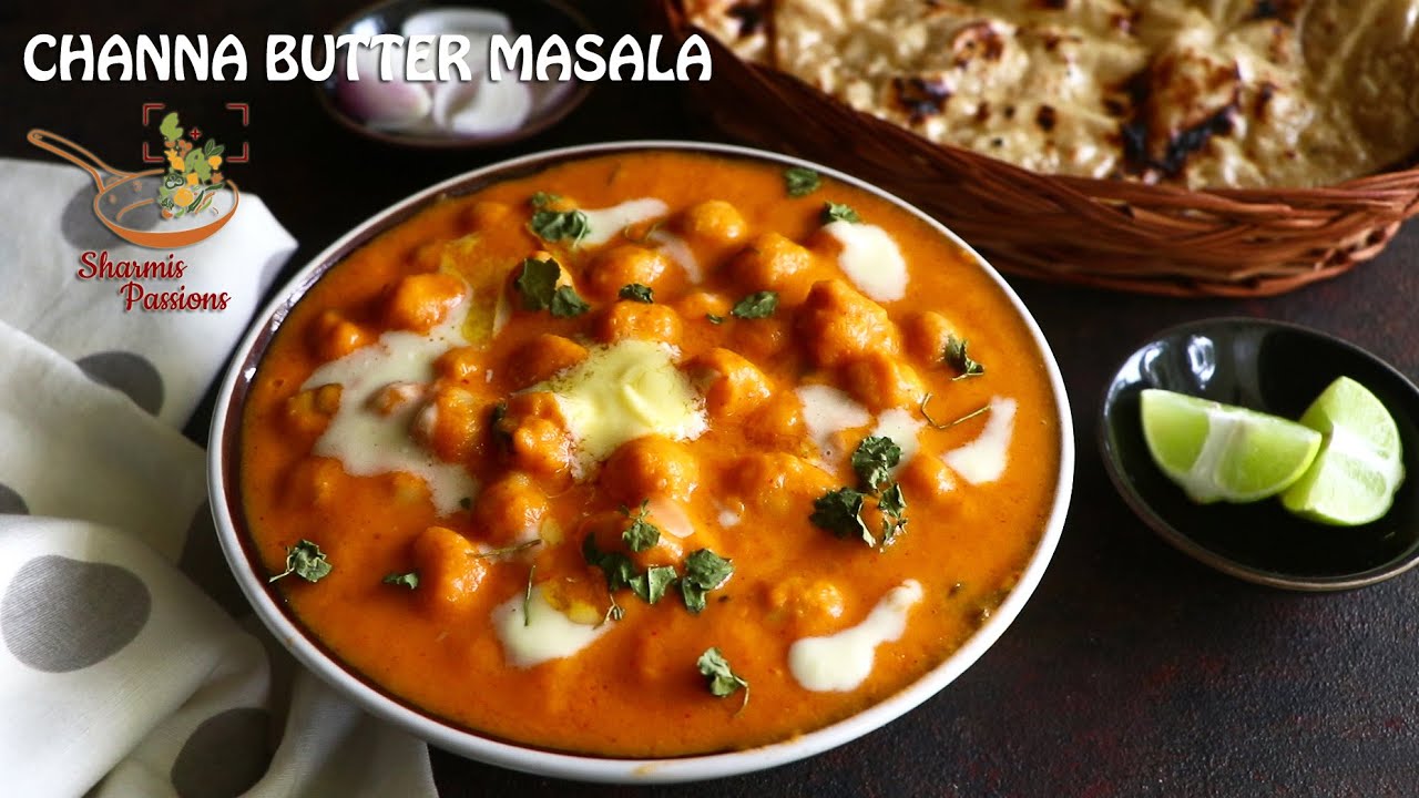 Chana butter masala recipe, Channa makhani recipe