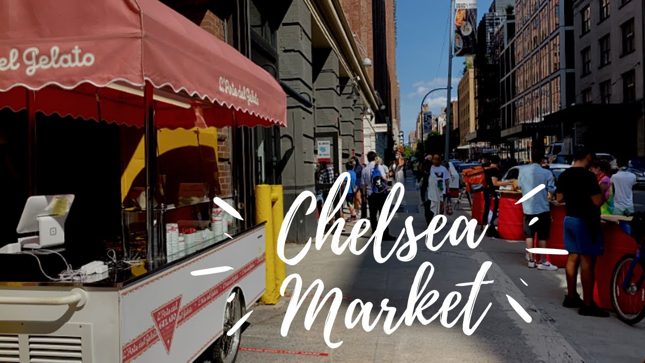 Outdoor Chelsea Market Tour NYC 2020 I Buying Food from Los Tacos No. 1 & Ayada!