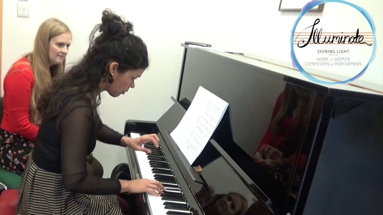 Excerpt from Night Mirrors for solo piano by Angela Elizabeth Slater