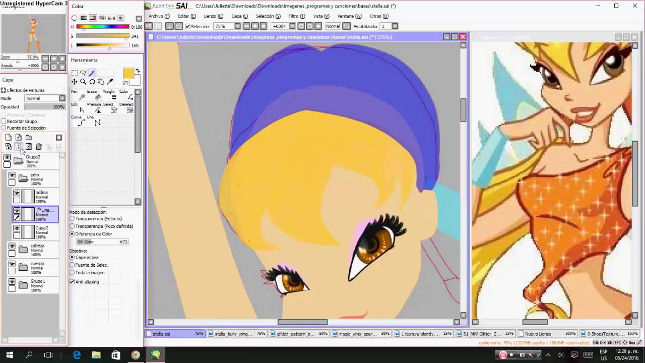 [SPEEDPAINT ]~winx club ~stella charmix
