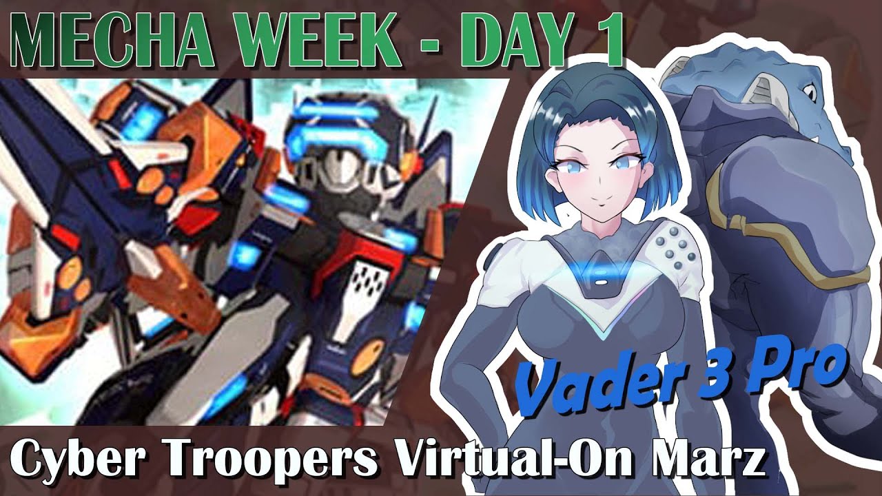 Mecha week - Day 1 | Cyber Troopers Virtual-On Marz w/Flydigi Vader 3 Pro | Dual stick madness!