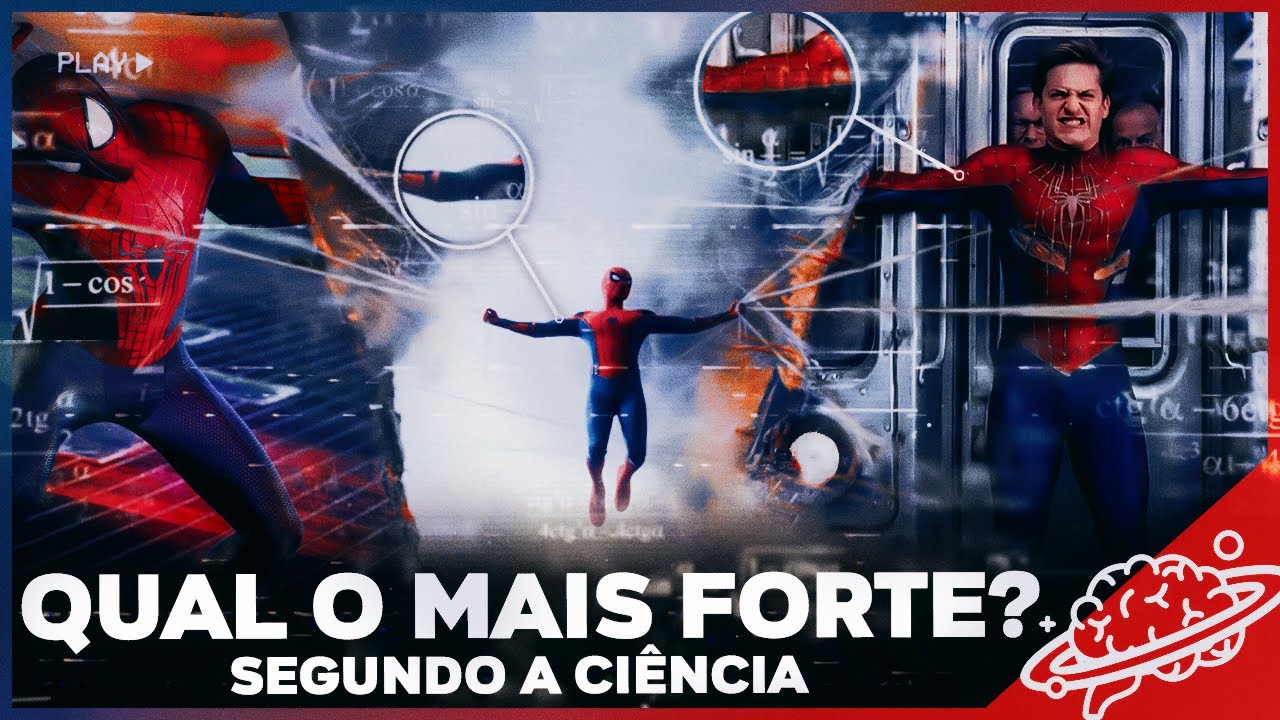 QUEM é o HOMEM-ARANHA MAIS FORTE segundo a CIÊNCIA?! o COMBATE DEFINITIVO! Tobey, Andrew ou Tom???