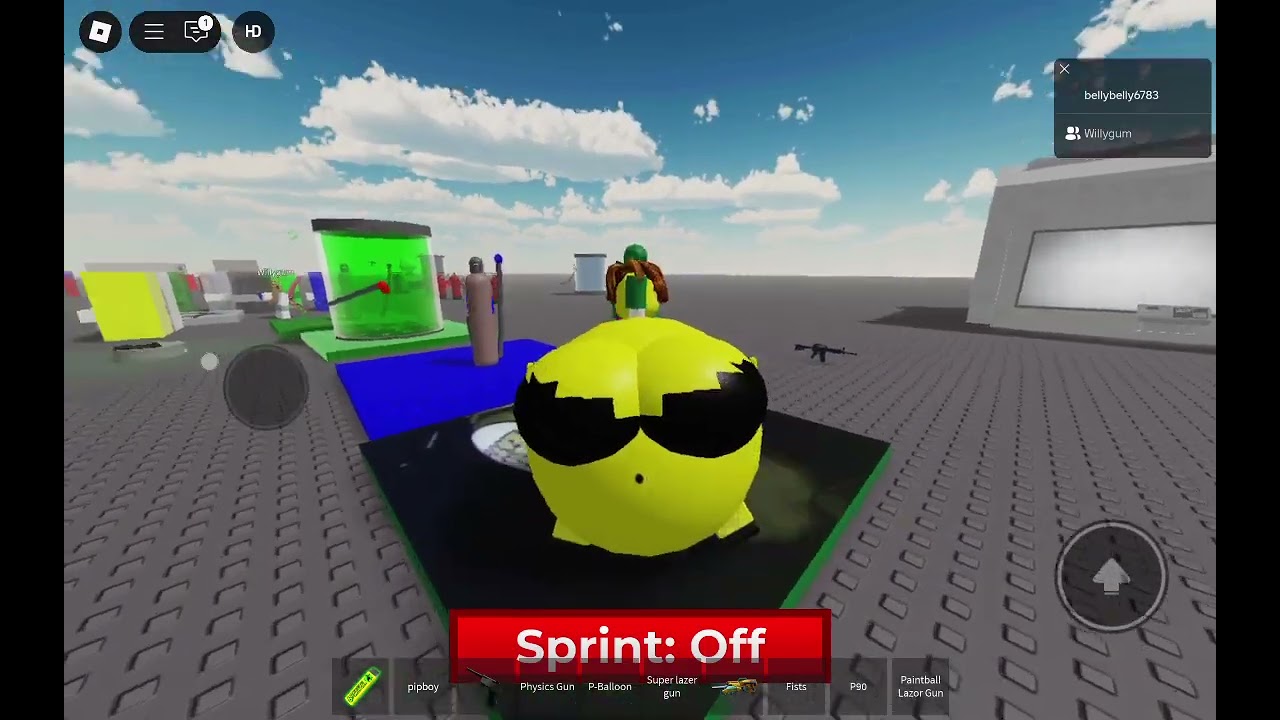 NEW GAME ON INFLATION GAME OF ROBLOX! (LINK IN DESCRIPTION)