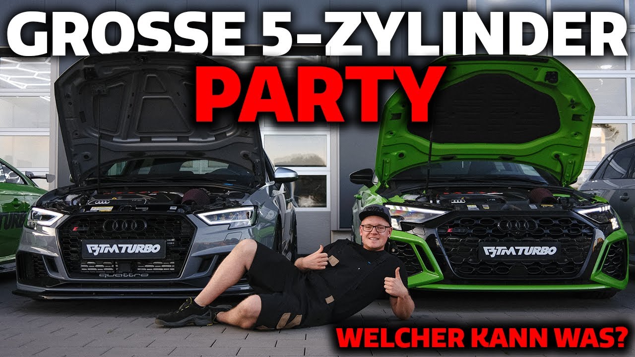 Wir VERGLEICHEN sie ALLE - 5 Zylinder Party bei BTM Turbo