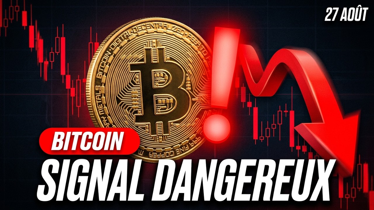 BITCOIN SIGNAL DE PLUS EN PLUS MENA&Ccedil;ANT 🚨 Analyse CRYPTO & NEWS ✅