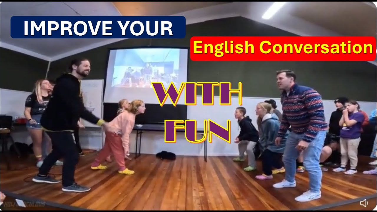 Improve English with FUN ❤️Speaking Listening Conversation