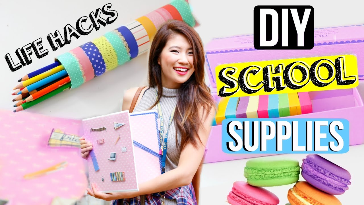 DIY Life Hacks for Back to School Supplies + Organization!