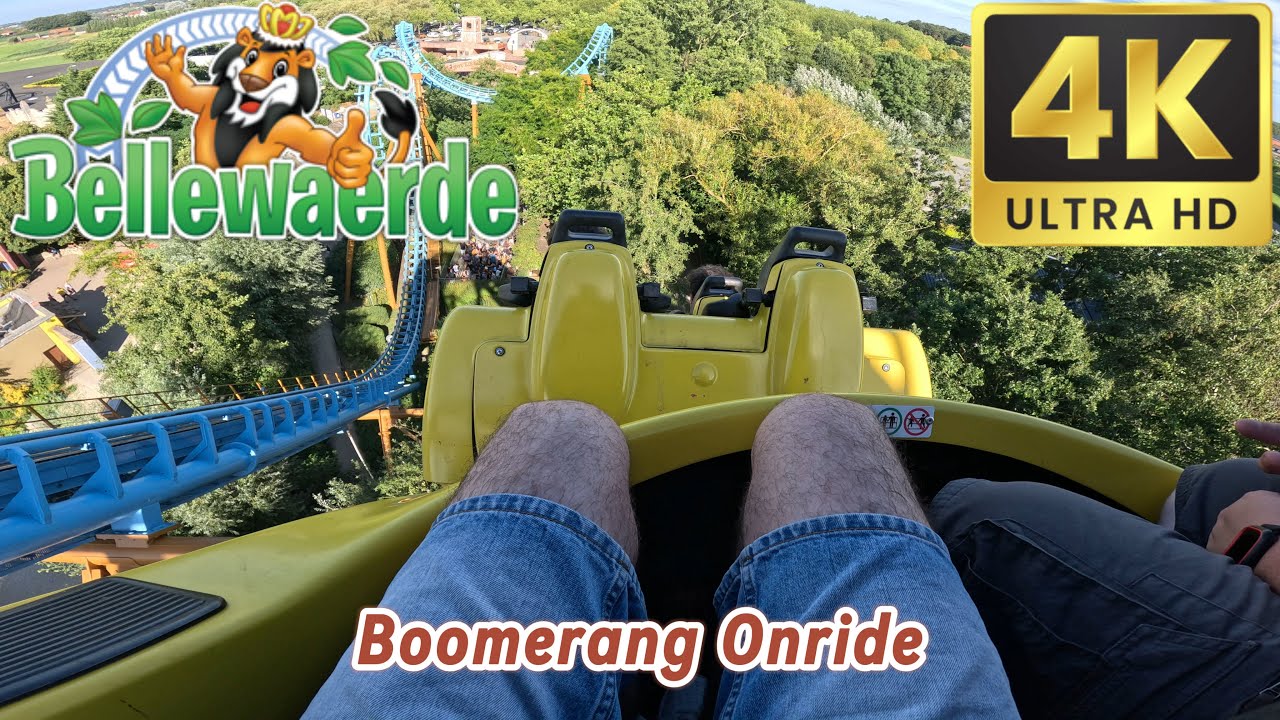 BOOMERANG - Bellewaerde Park (Onride) [4K60FPS]