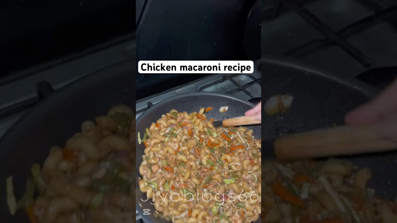 Chicken macaroni recipe #shorts