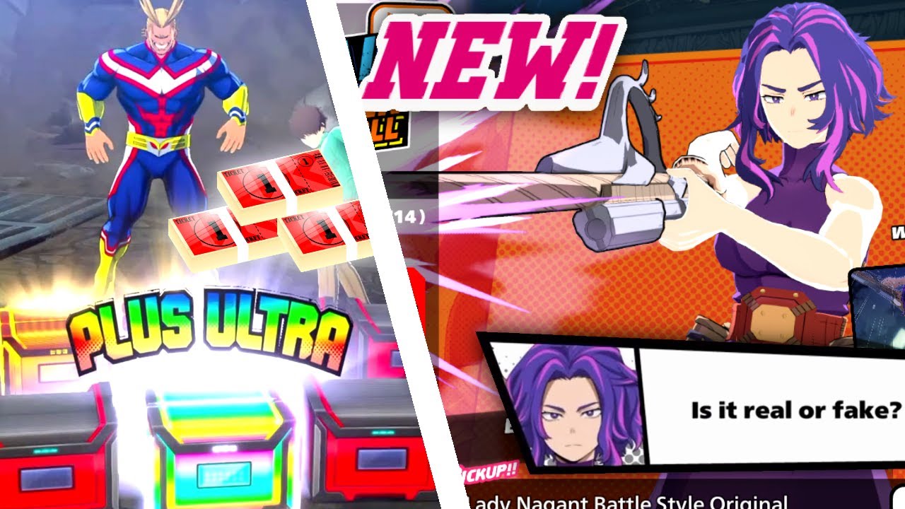 Леди Наган призывает! Новые характеристики персонажей в 14 сезоне My Hero Ultra Rumble.