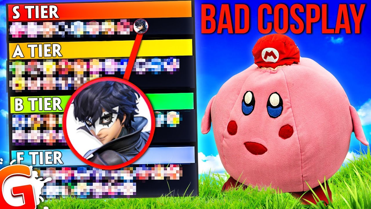 Список лучших персонажей Smash Bros. Но он основан на ПЛОХОМ КОСПЛЕЕ