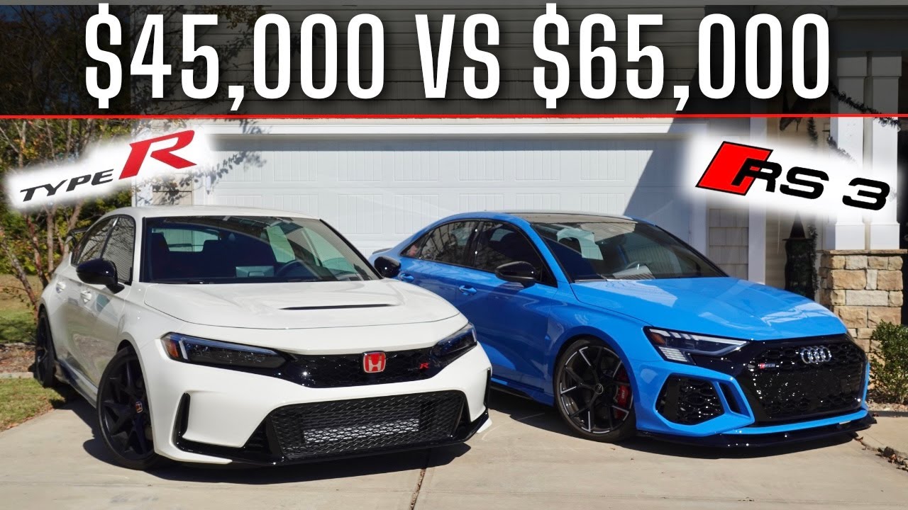 FL5 Honda Civic Type-R vs 8Y Audi RS3: You Won't Believe How These Compare!!