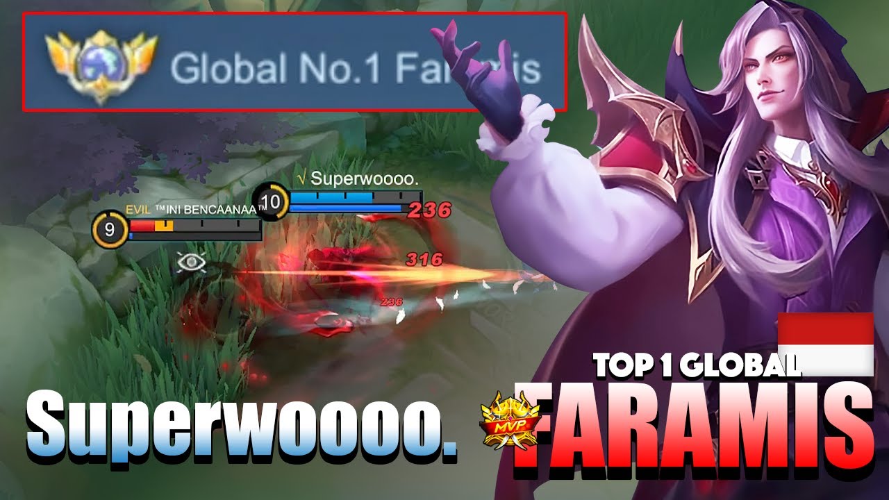 Faramis Deadly Support! That Powerful Assist | Top 1 Global Faramis Gameplay By Superwoooo. | MLBB