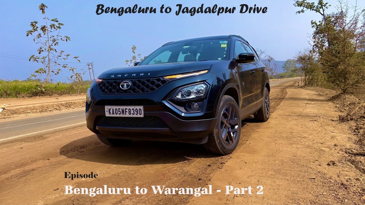 Bengaluru-Jagdalpur Drive | Bengaluru to Warangal Part 2| NH44 | NH163
