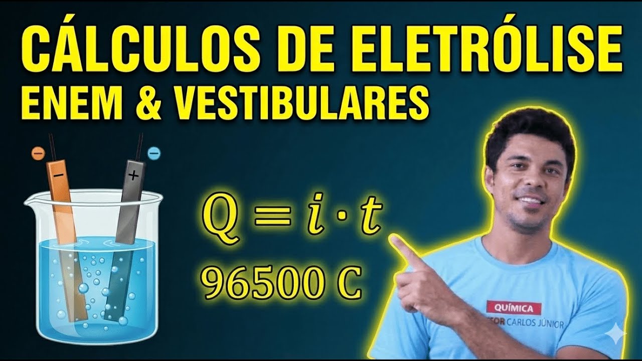 Aprenda de vez os Cálculos de Eletrólise! LEIS DE FARADAY