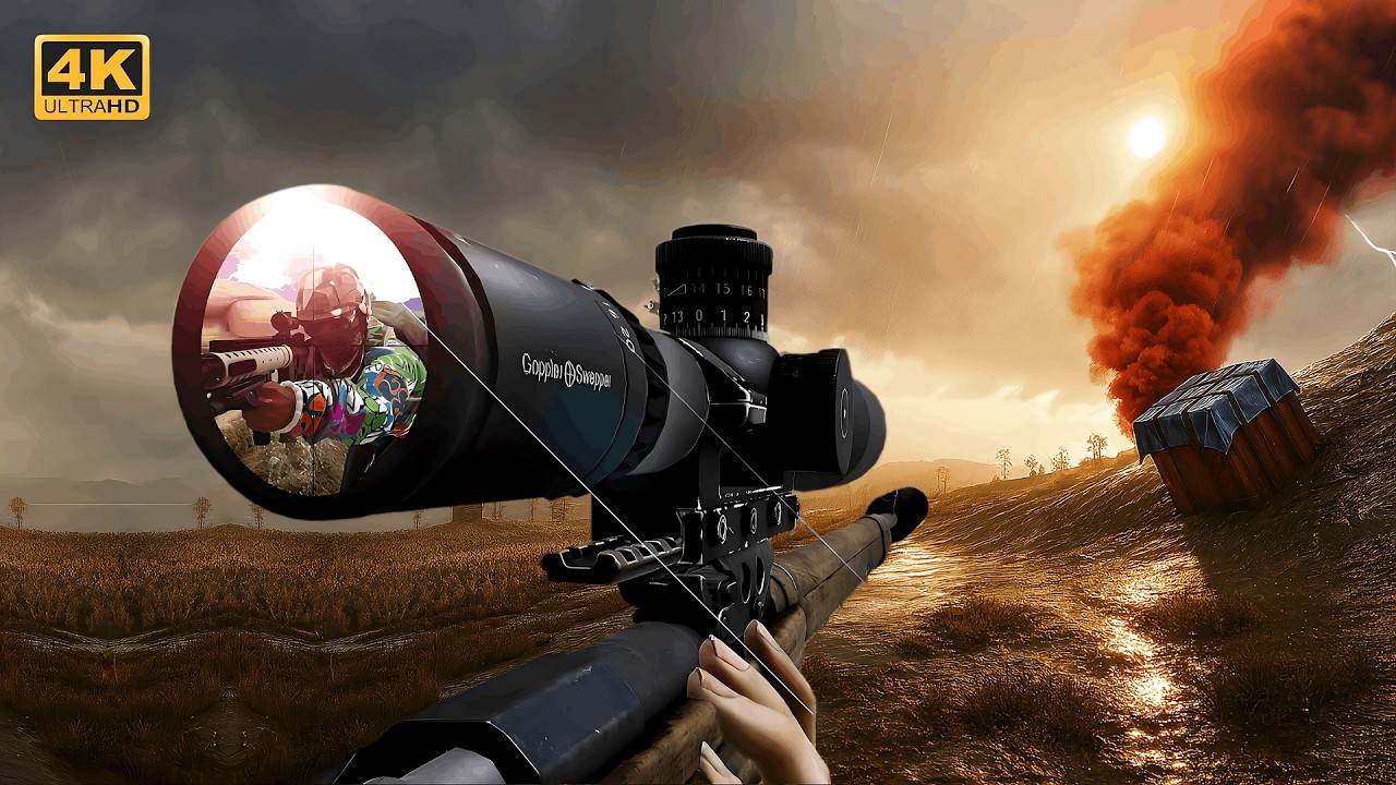 PUBG MIRAMAR IMMERSIVE SOLO SNIPER GAMEPLAY PRO(No Commentary)