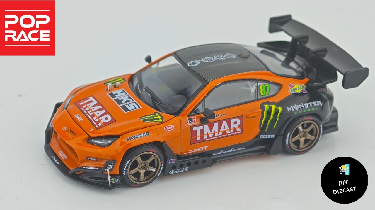 Pandem Toyota GR86 Daigo Saito FDJ 2022 by Pop Race 1/64 | UNBOXING and REVIEW