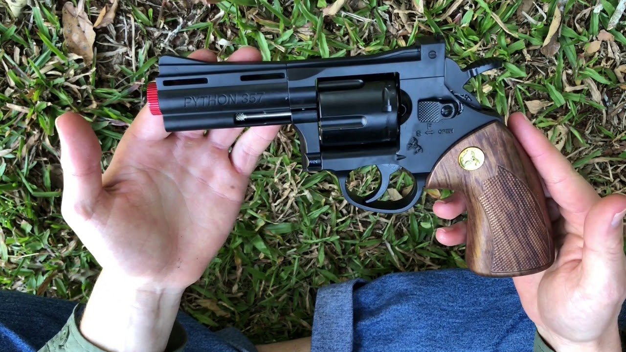 3" Colt Python 357 Gel Ball Metal Revolver Unboxing from Tactical Edge Hobbies