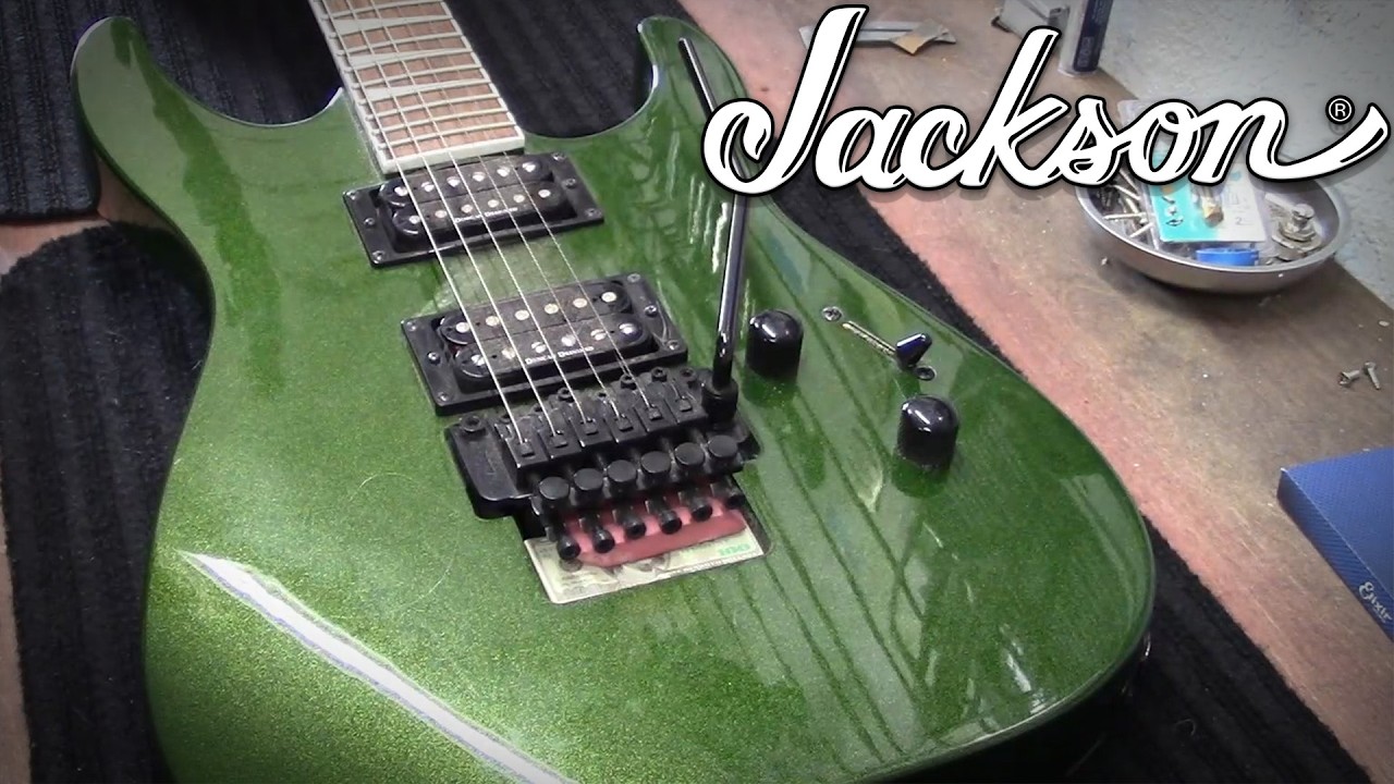 Jackson Soloist: Замена струн!