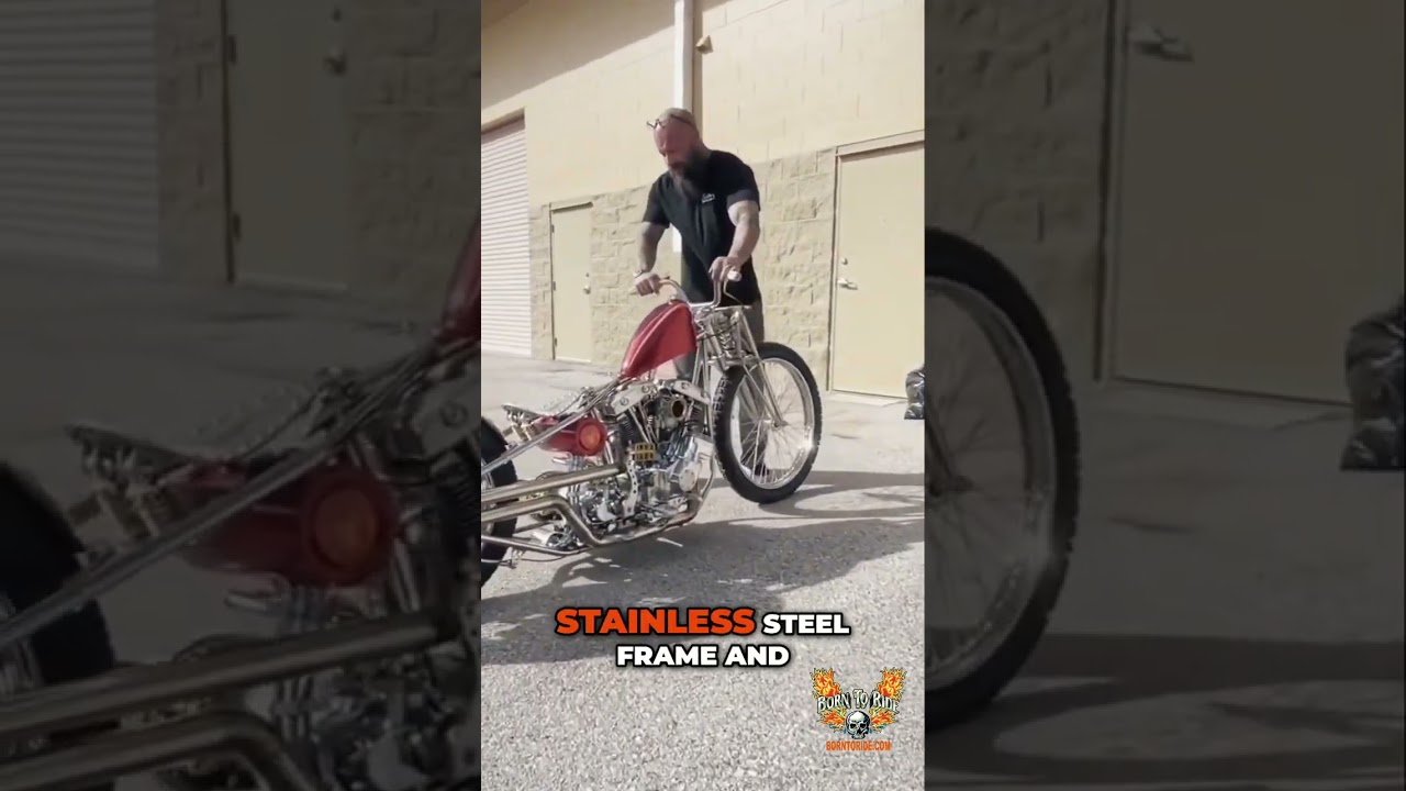 Red Shovelhead Motorcycle: First Build EVER & Fully Polished!