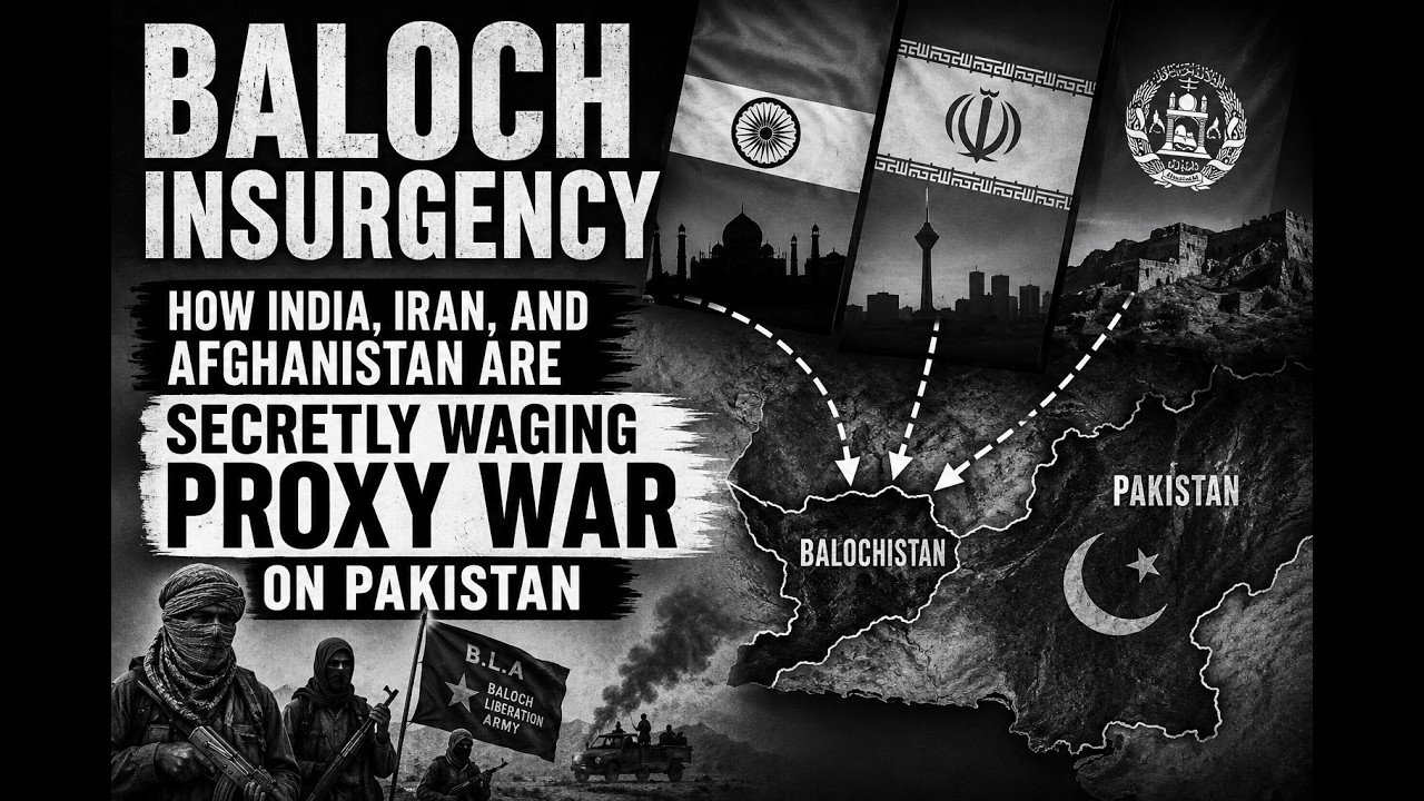 Baloch Insurgency How India, Iran, and Afghanistan Are Secretly Waging Proxy War on Pakistan