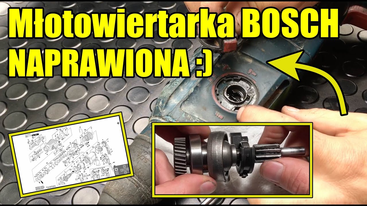 Udało się naprawić młotowiertarkę Bosch GBH 2400 - ile kosztowała naprawa, czy się opłacało ;)