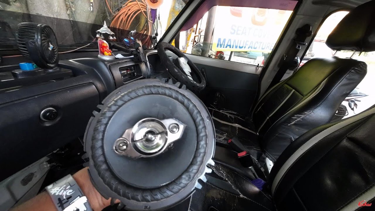 New Speakers Install in My Maruti Omni