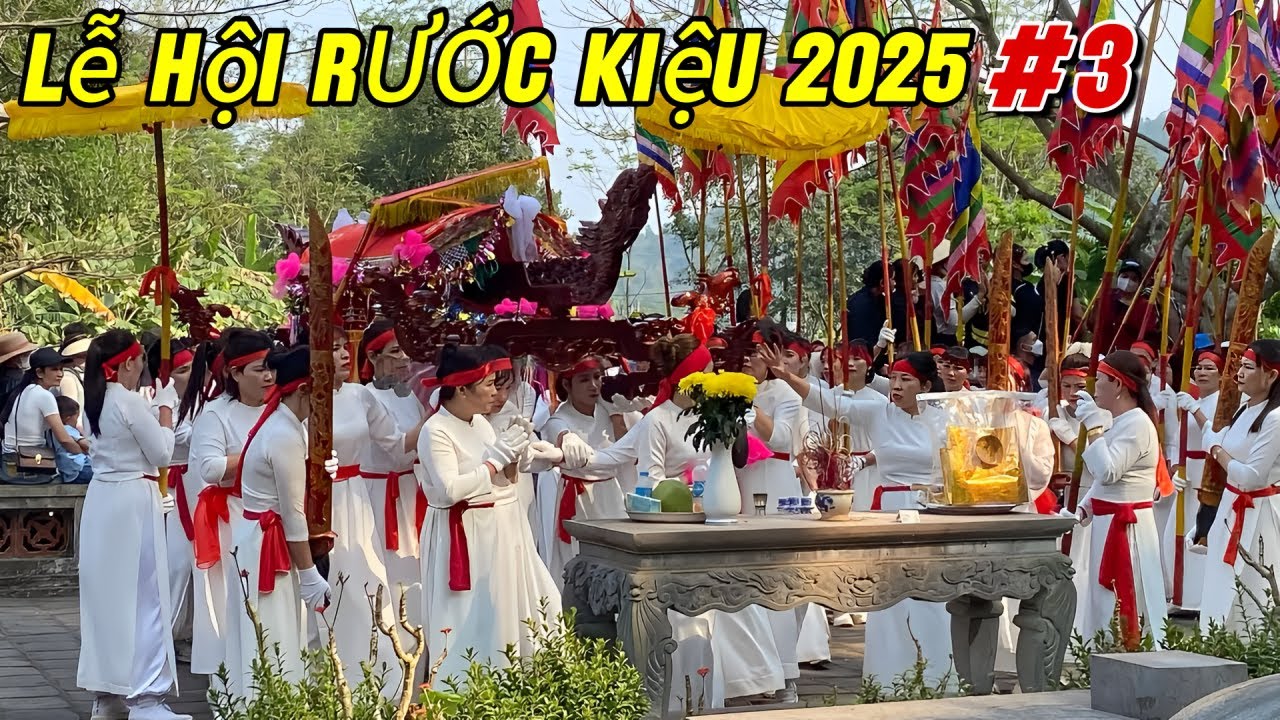 lễ Hội Đền Bà Triệu 2025 - Rước kiệu bà từ đình làng vào lăng bà triệu | #3