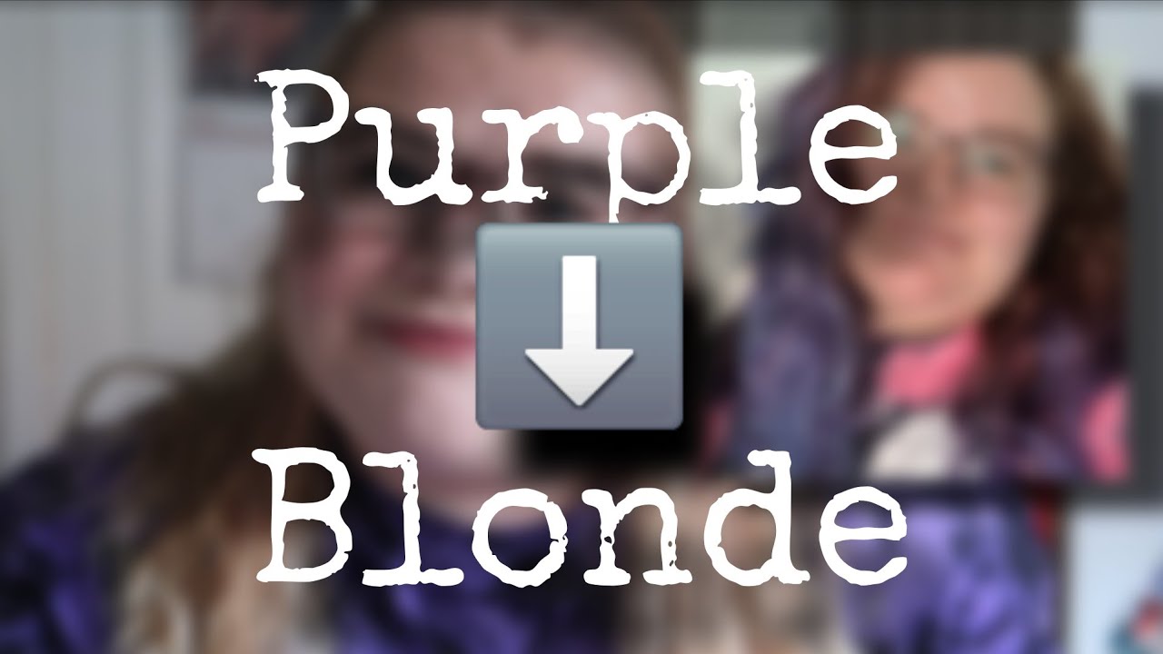 Purple to Blonde Hair Transformation (Baking Soda Method and Bleach Baths)
