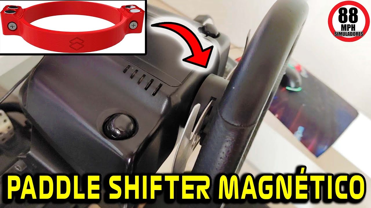 Paddle Shift Magnético - #mod para volante #logitech #dicas