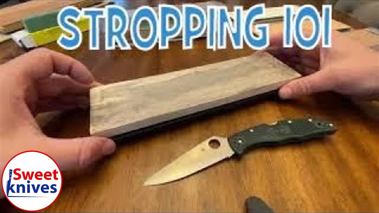 [82] Stropping 101 - How to maintain knife blades using strops - perfect edge.