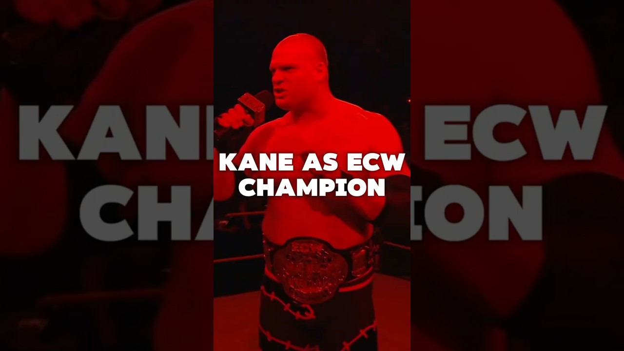 Kane as ECW Champion  #wwe #wrestling #shorts