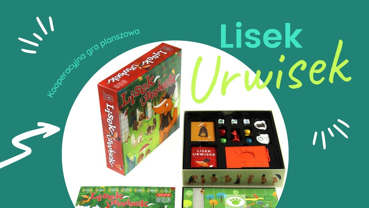 Lisek Urwisek gra planszowa - recenzja, zasady, rozgrywka.